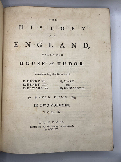 The History of England by David Hume First Edition