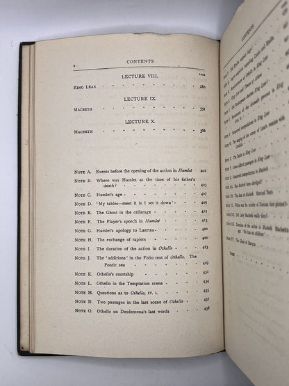 Lectures on Shakespearean Tragedy by A. C. Bradley 1919