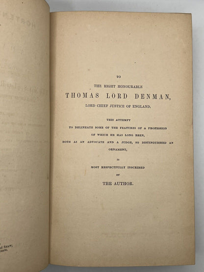 Hortensius: Or, the Advocate by William Forsyth 1849 First Edition