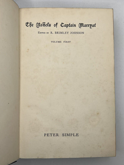 The Works of Captain Marryat c.1890 Bickers