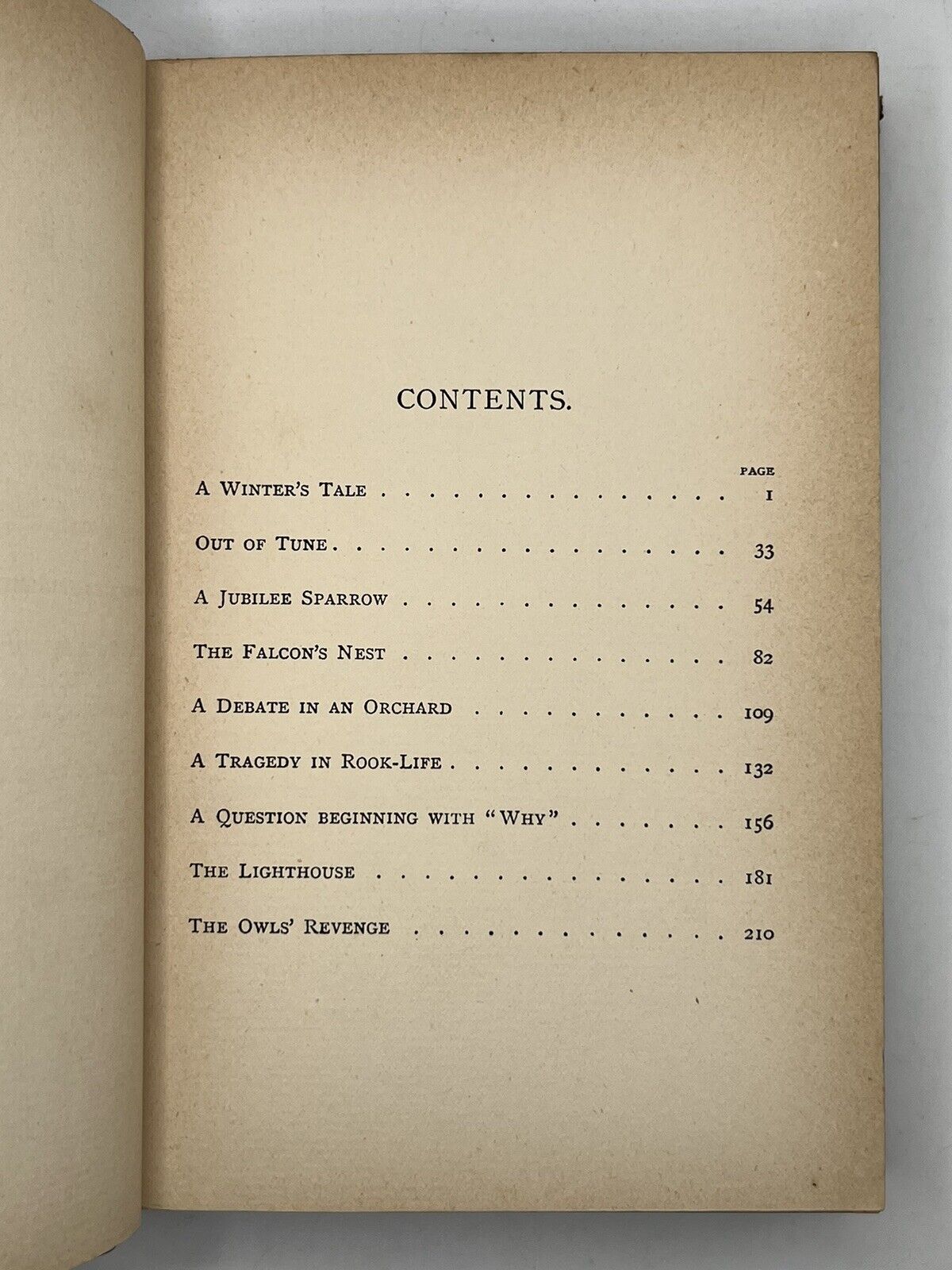 Tales of the Birds by W. Warde Fowler 1903