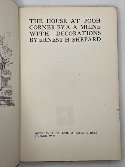 The House at Pooh Corner by A.A. Milne 1928 First Edition First Impression with the Dust Jacket