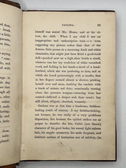 Villette by Charlotte Bronte 1853 First Edition