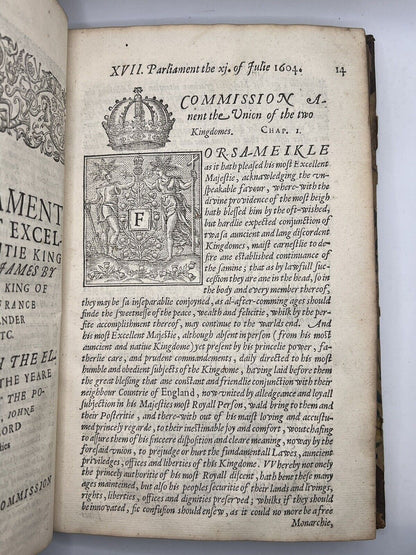 The Laws and Acts of Parliament of 1611