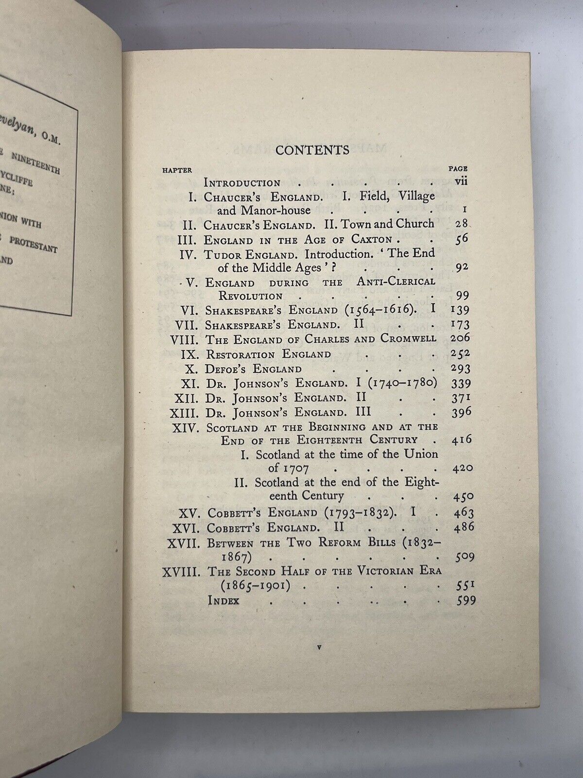 The Social History of England by G. M. Trevelyan 1947