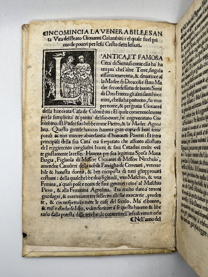 Feo Belcari's Life of Giovanni Colombini 1541