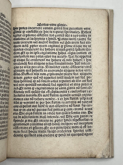 De Modo Confitendi by Thomas Aquinas 1518; Matthew of Krakow RARE POST INCUNABLE