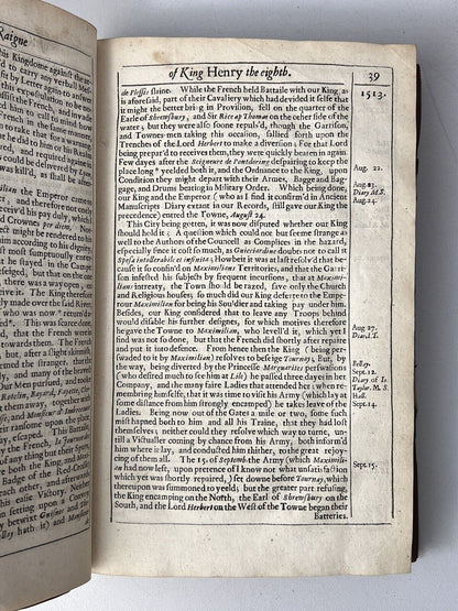 The Life and Raigne of King Henry the Eighth 1649 First Edition