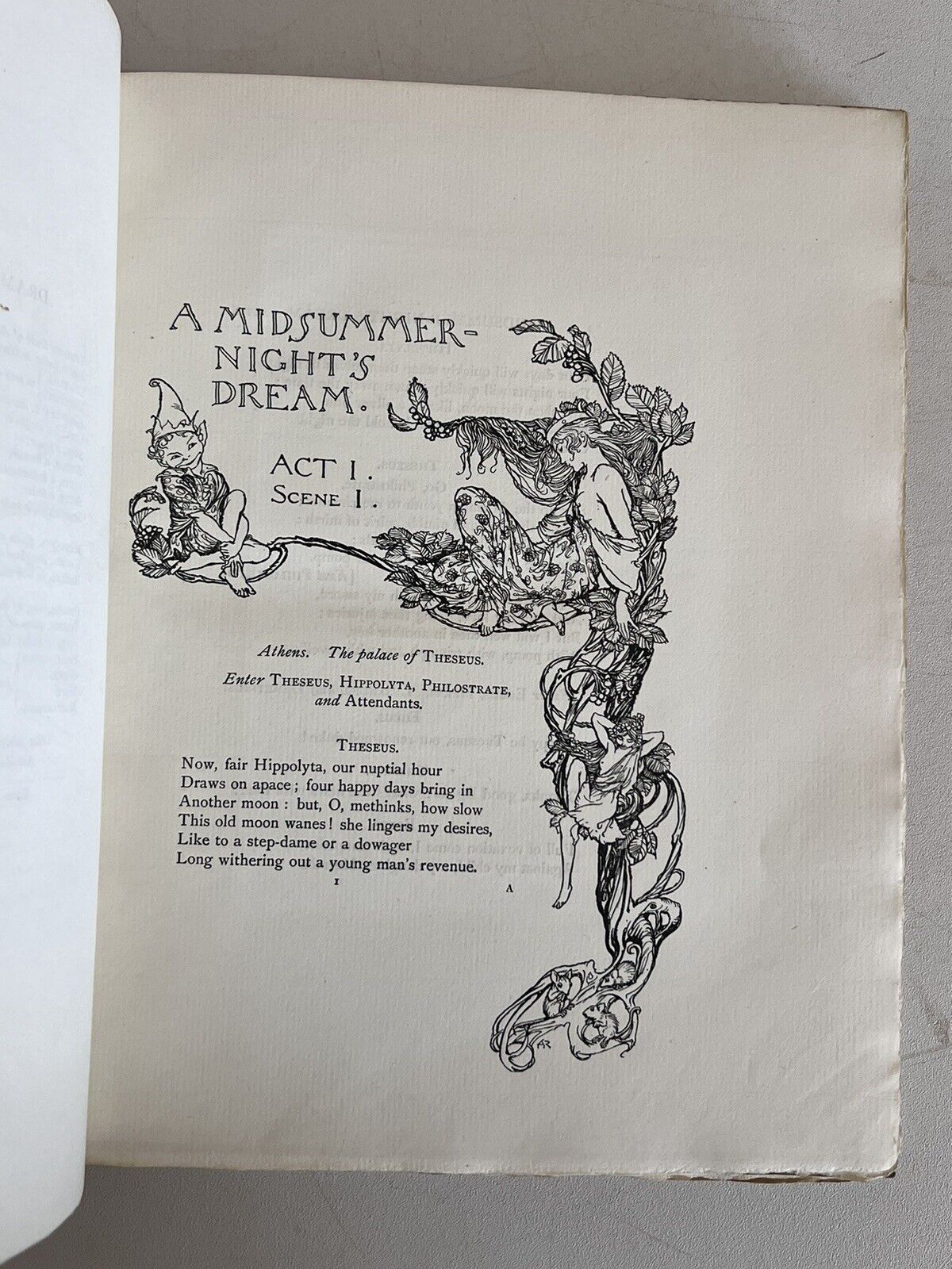 A Midsummer Night's Dream by William Shakespeare 1908 Arthur Rackham Signed