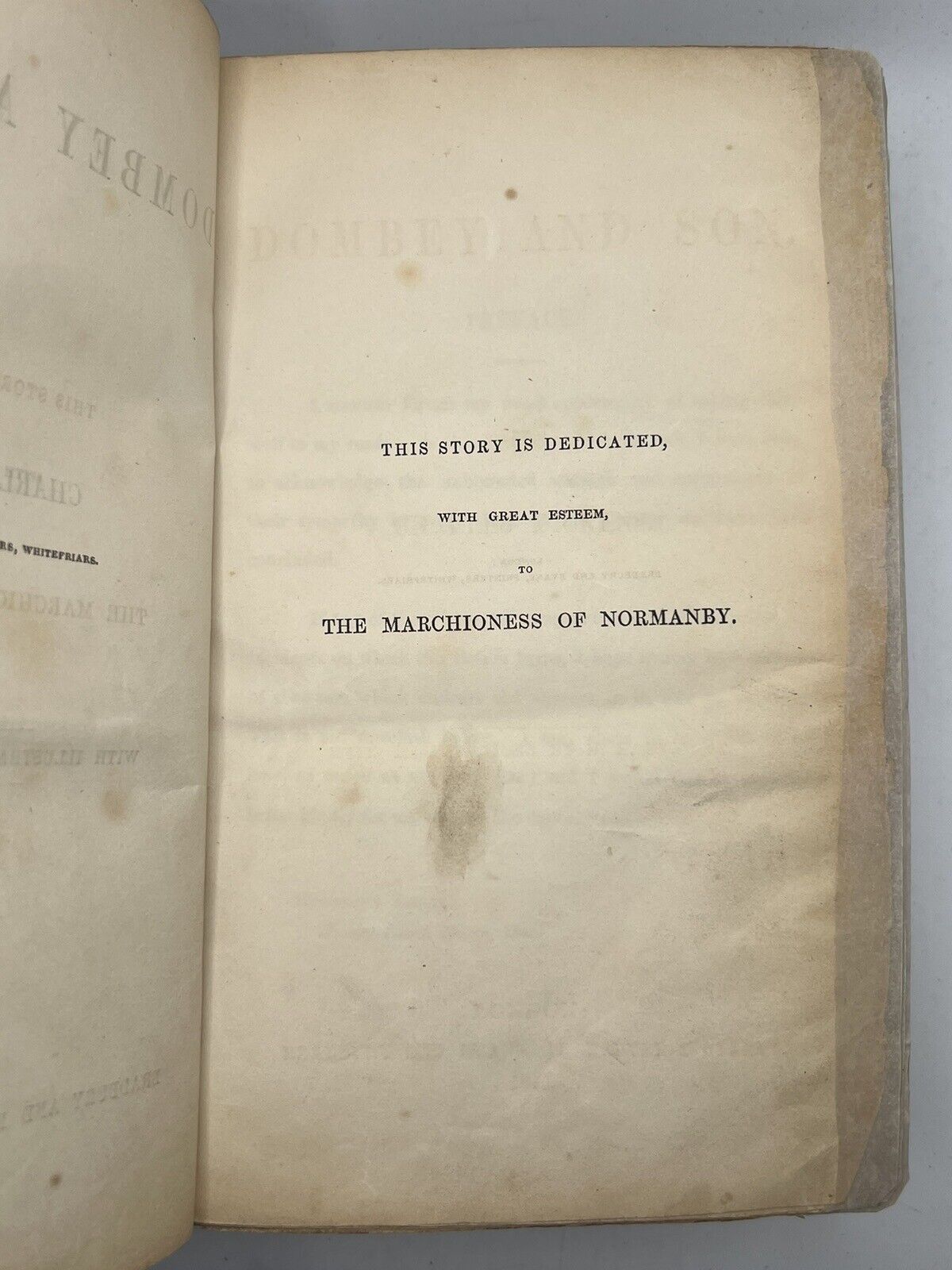 Dombey and Son by Charles Dickens 1848 First Edition First Impression