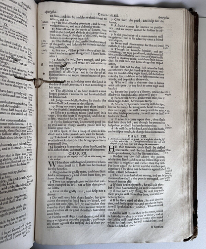 Antique King James Bible 1674