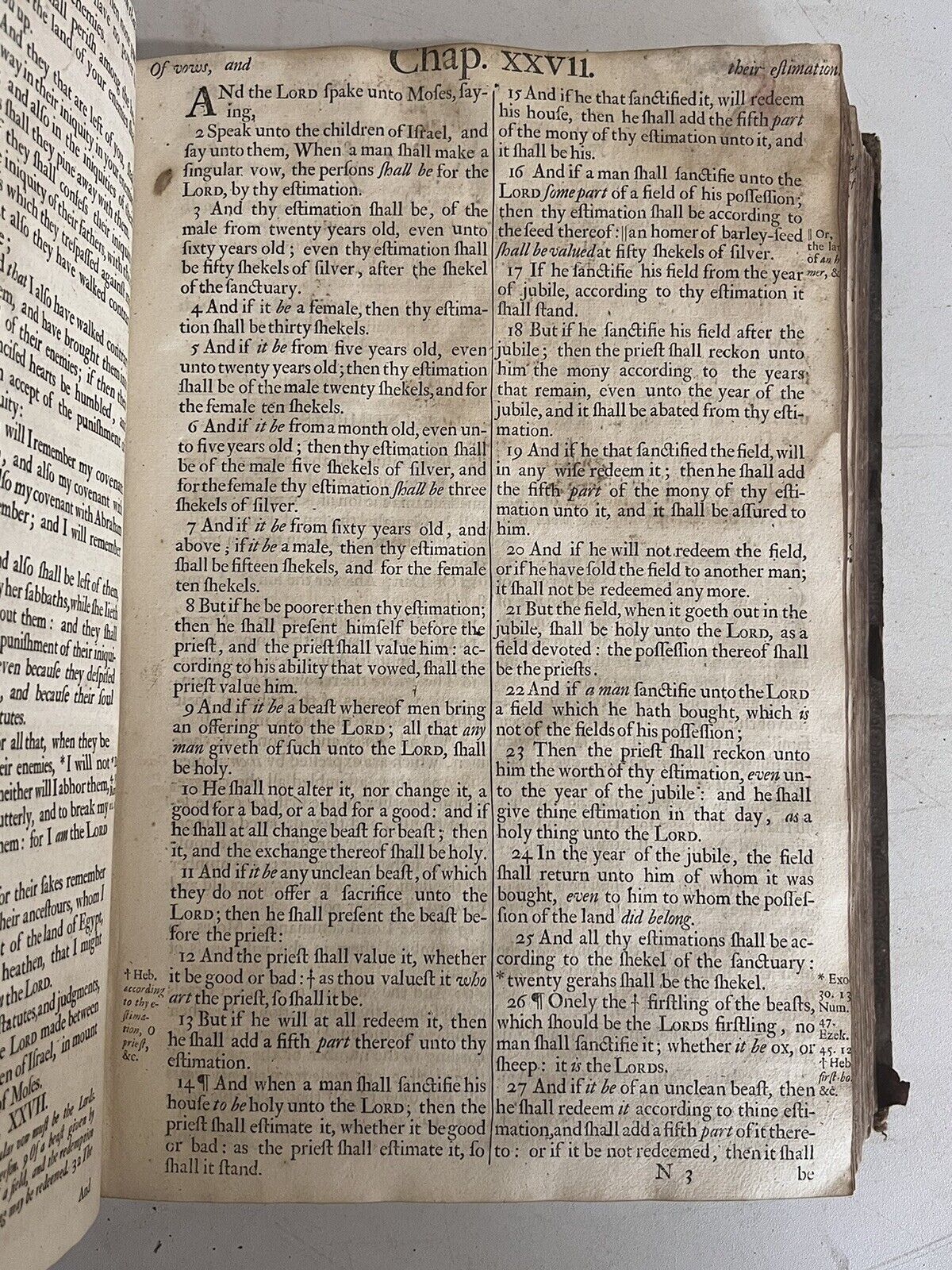 Antique King James Bible 1685