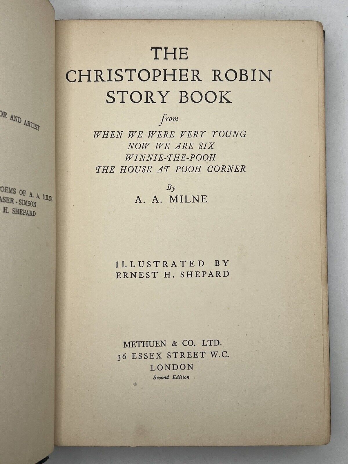 The Christopher Robin Story Book by A. A. Milne 1929 Fine Cosway Style Binding