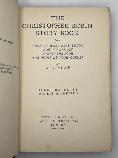 The Christopher Robin Story Book by A. A. Milne 1929 Fine Cosway Style Binding