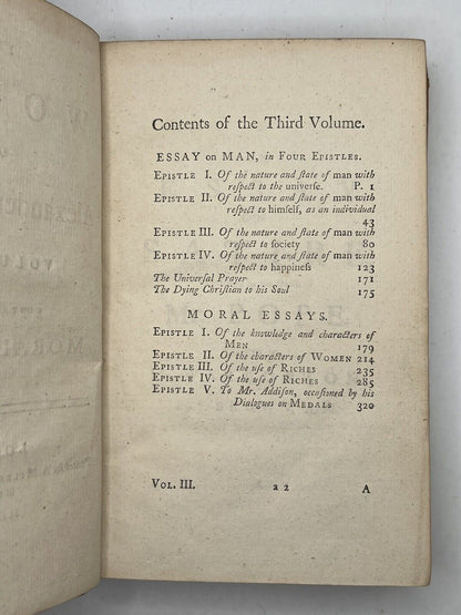 The Works of Alexander Pope 1757