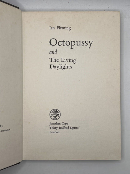 Octopussy by Ian Fleming 1956 First Edition First Impression