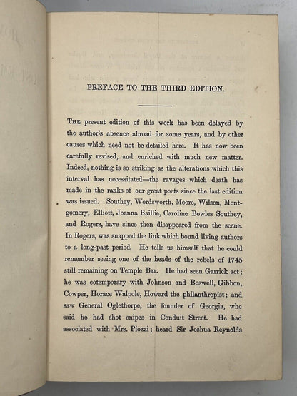 Homes & Haunts of the British Poets by William Howitt 1863