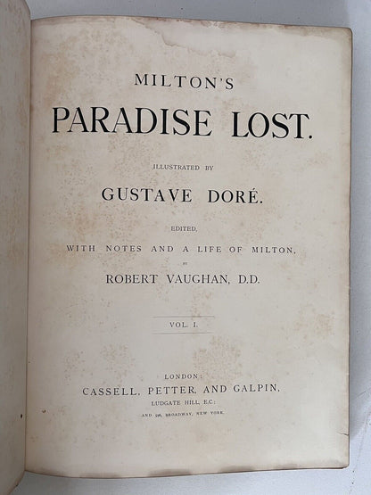 Paradise Lost by John Milton c.1870 Gustave Dore