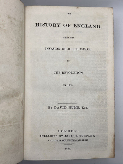 The History of England by David Hume, Tobias Smollett, & Miller 1826