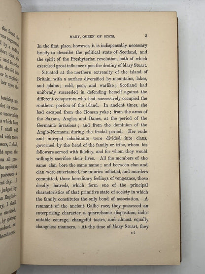 The History of Mary Queen of Scots by F. A. Mignet 1851