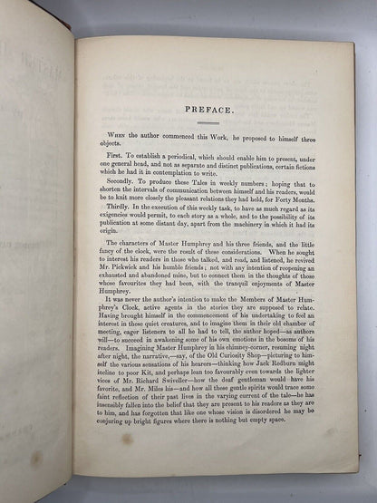 Master Humphrey's Clock by Charles Dickens 1840-41 First Edition with Barnaby Rudge