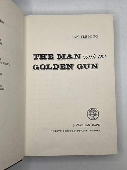 The Man With the Golden Gun by Ian Fleming 1965 First Edition First Impression