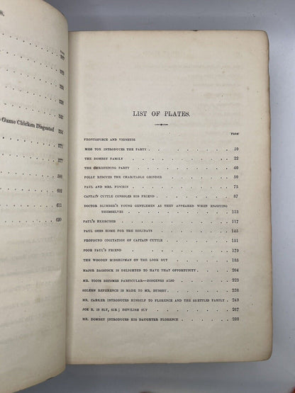 Dombey and Son by Charles Dickens 1848 First Edition First Impression