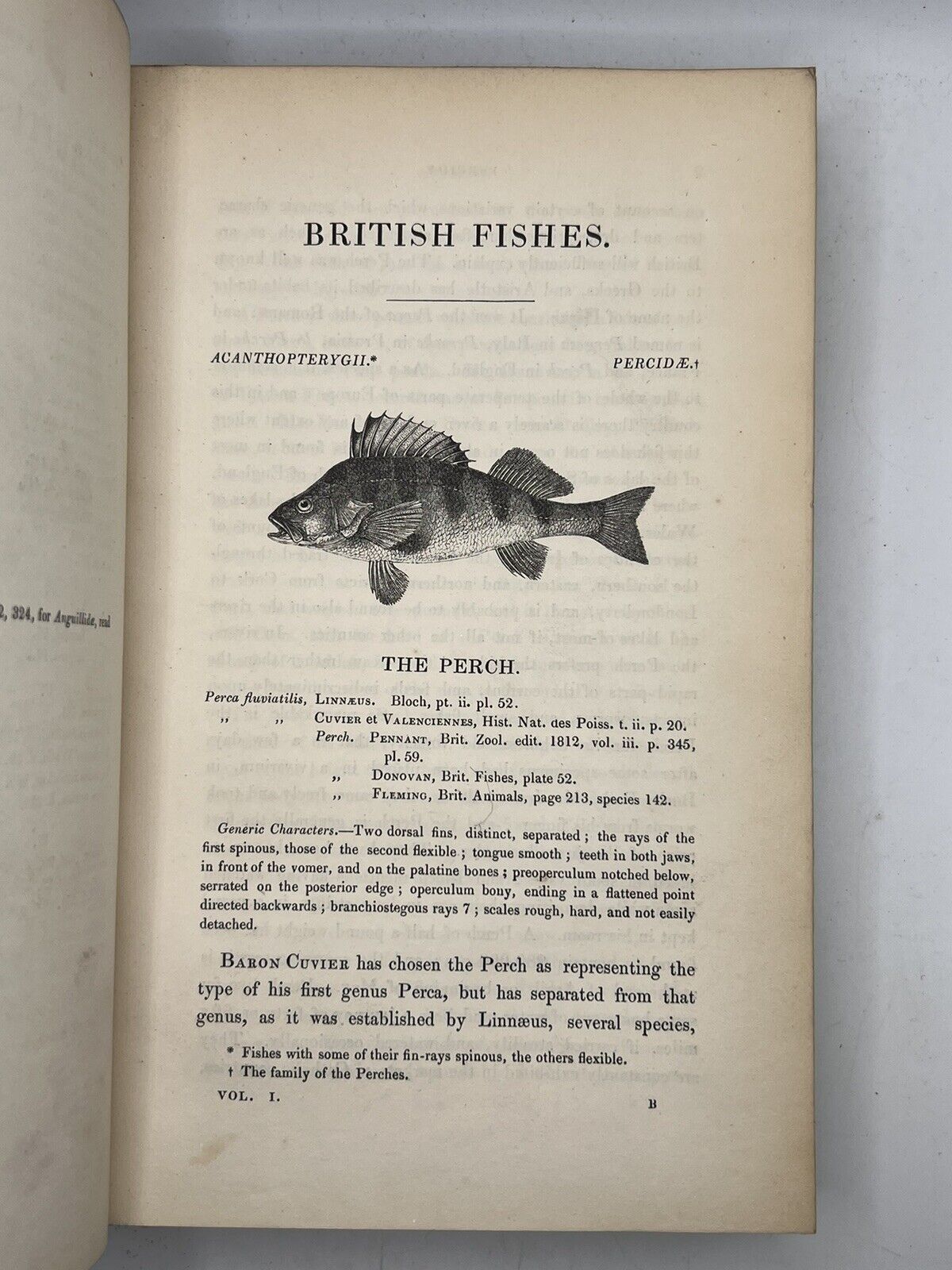 A History of British Fishes by William Yarrell 1836 First Edition