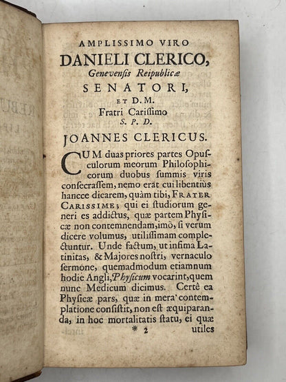 Johannes Clericus' Physics 1708