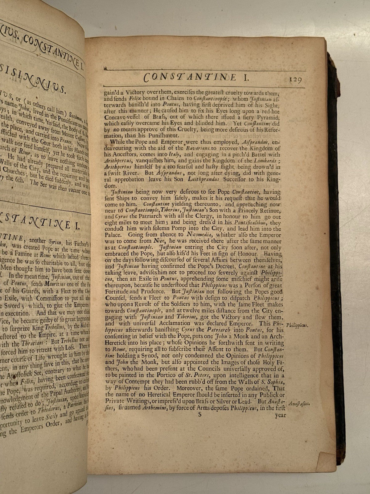 Platina's Lives of the Popes 1688 Second English Edition