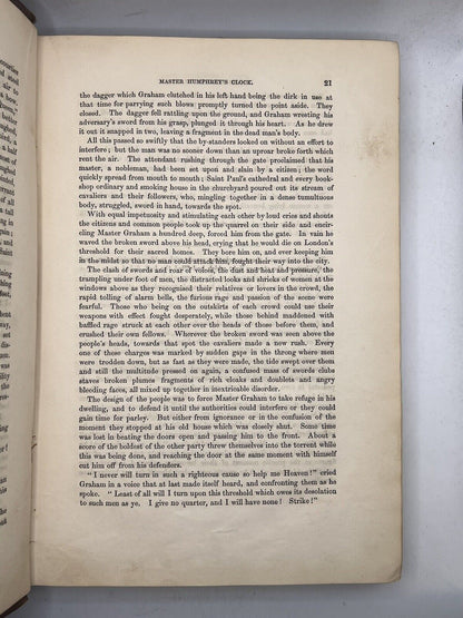 Master Humphrey's Clock by Charles Dickens 1840-41 First Edition Original Cloth