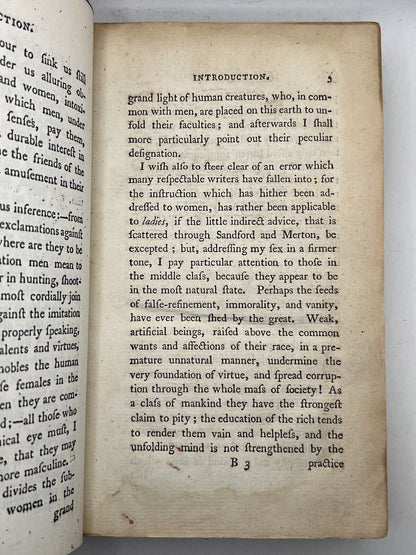 A Vindication of the Rights of Woman by Mary Wollstonecraft 1792 First Edition