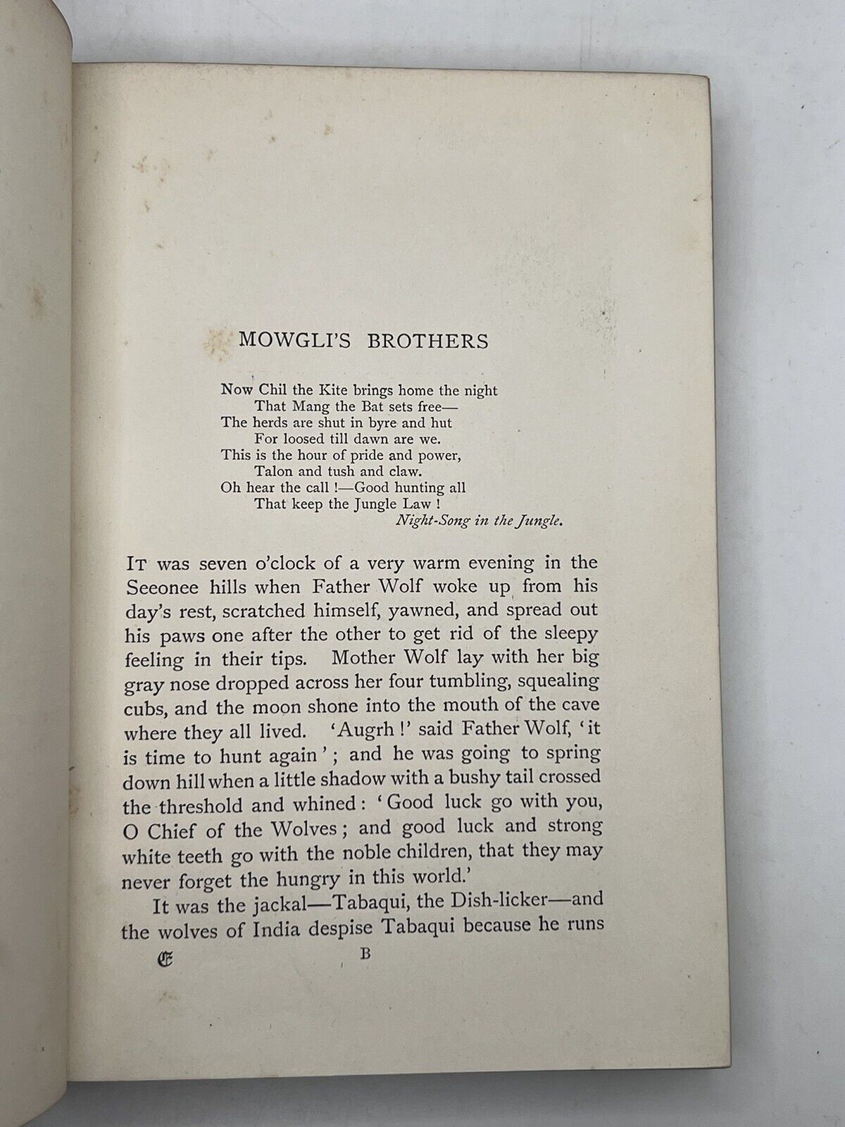 The Jungle Books by Rudyard Kipling 1894-5 - 2nd/1st Impr.