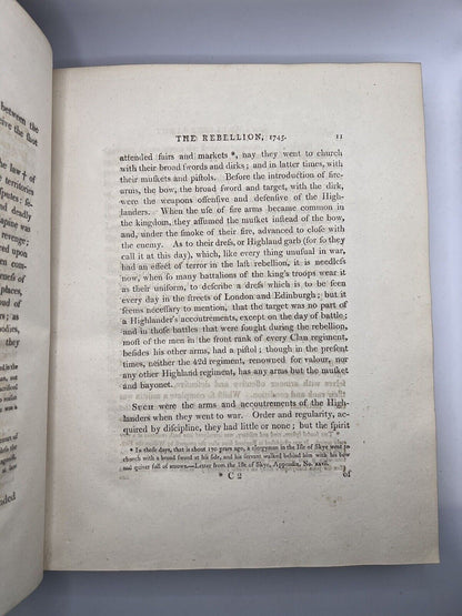 The History of the Rebellion by John Home 1802 First Edition