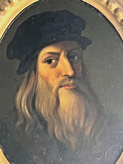 Self Portrait after Leonardo da Vinci (1452-1519)