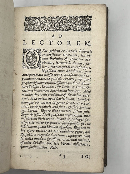 Latin Historians; Sermons, Speeches, Oratory 1652 Elzevir Press