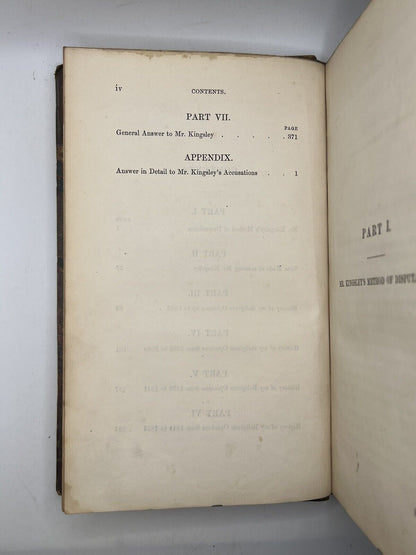 Apologia Pro Vita Sua by John Henry Newman 1864 First Edition