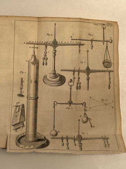 Gravesande on Isaac Newton's Principia Mathematica 1720 First Edition
