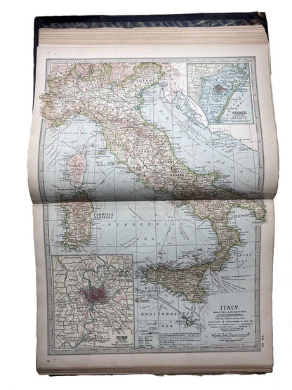 A Beautiful Atlas ILLUSTRATED WITH 124 COLOUR MAPS 1903