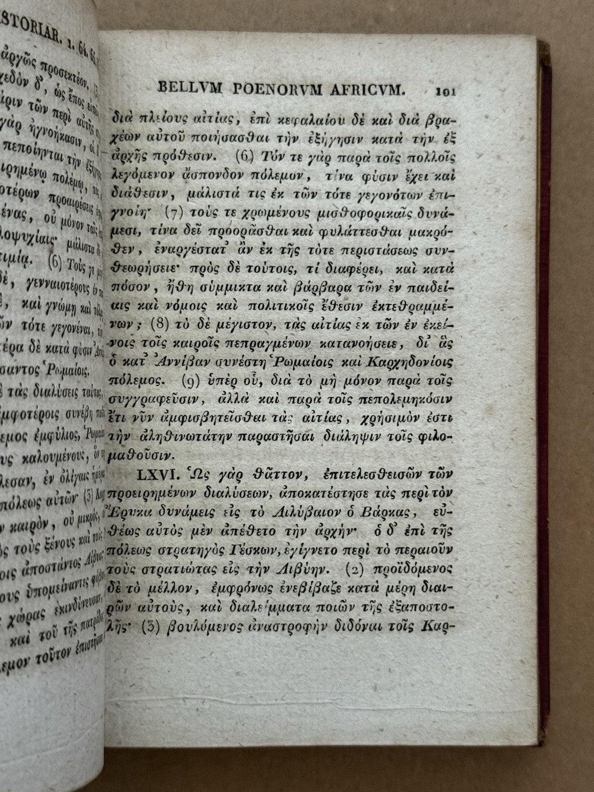 Polybius Histories 1816