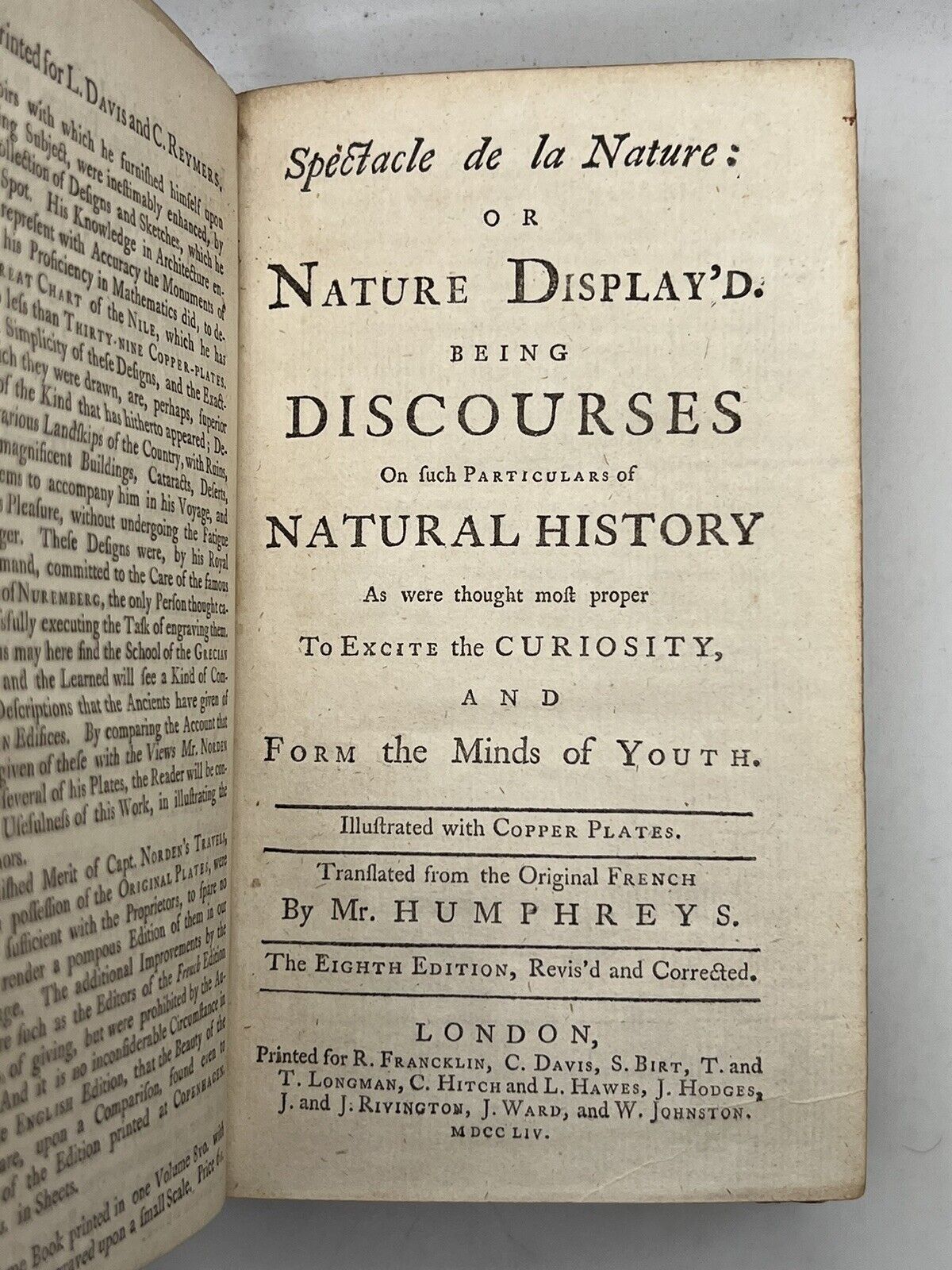 Nature Displayed 1757-1763