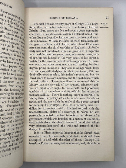 Walpole's History of England from 1815-1878