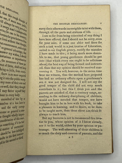 Some Thoughts Concerning Education by John Locke 1809