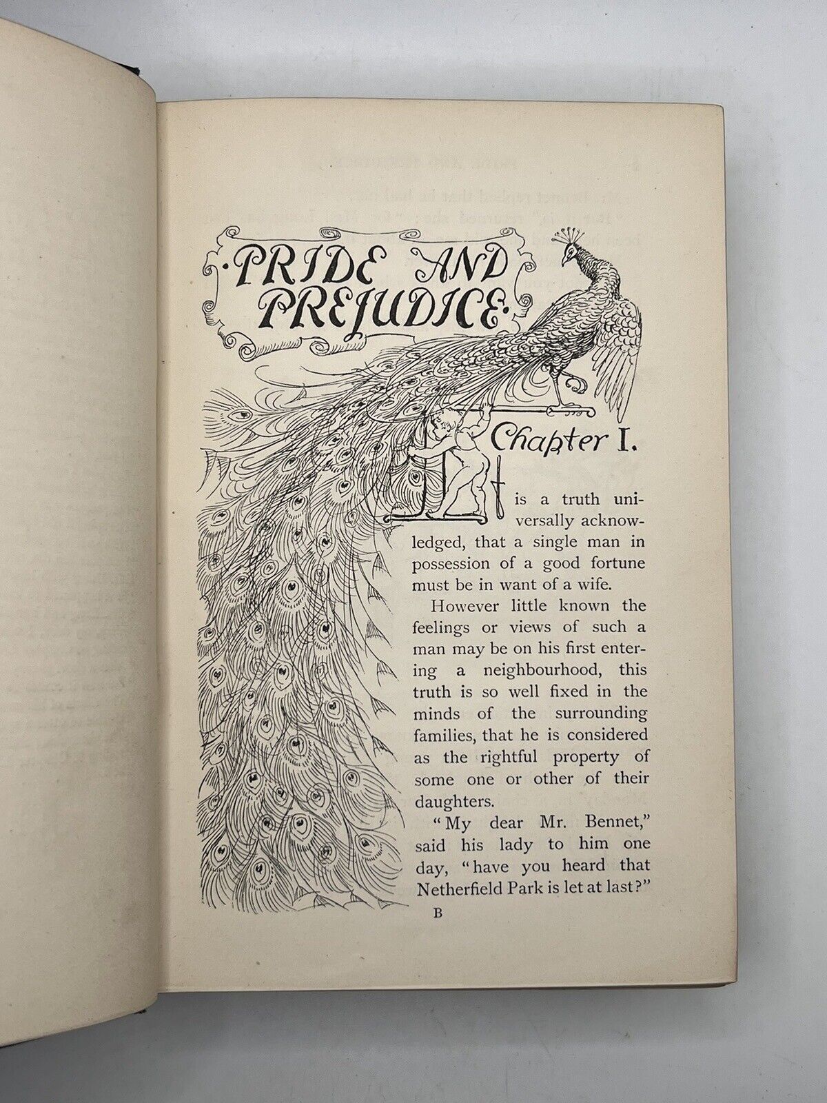 Pride and Prejudice by Jane Austen 1894 First Peacock Edition