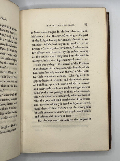 Peveril of the Peak by Sir Walter Scott 1822 First Edition