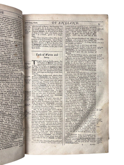 The Baronage of England by William Dugdale 1675 First Edition