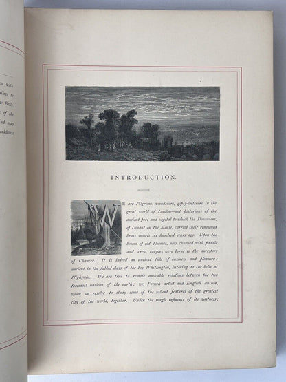 London by Gustave Doré 1872 First Edition