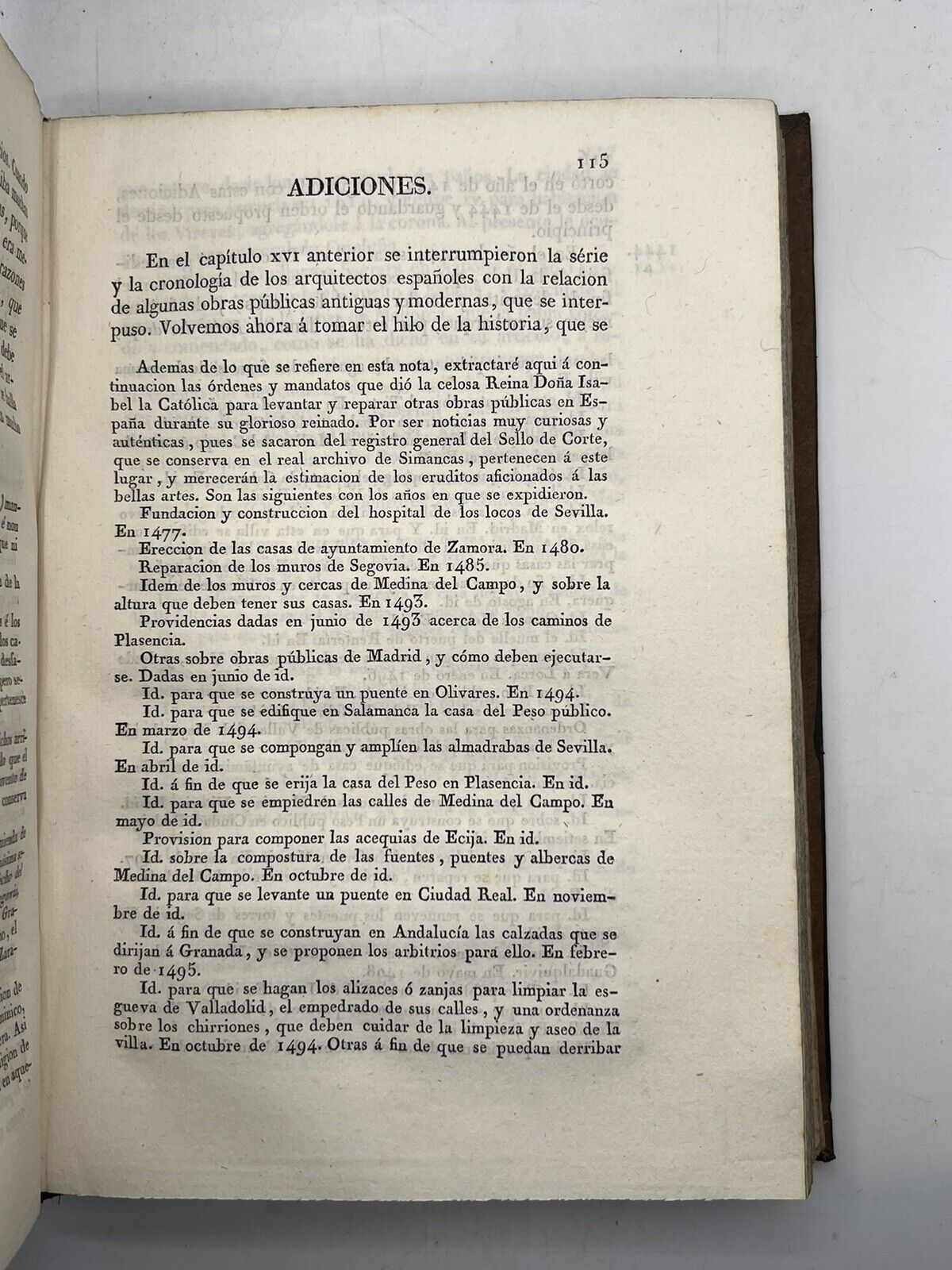 The Architects and Architecture of Spain 1829 Spanish Edition