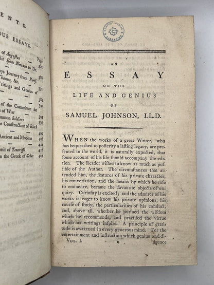 The Works of Samuel Johnson 1793 The Important Arthur Murphy Edition