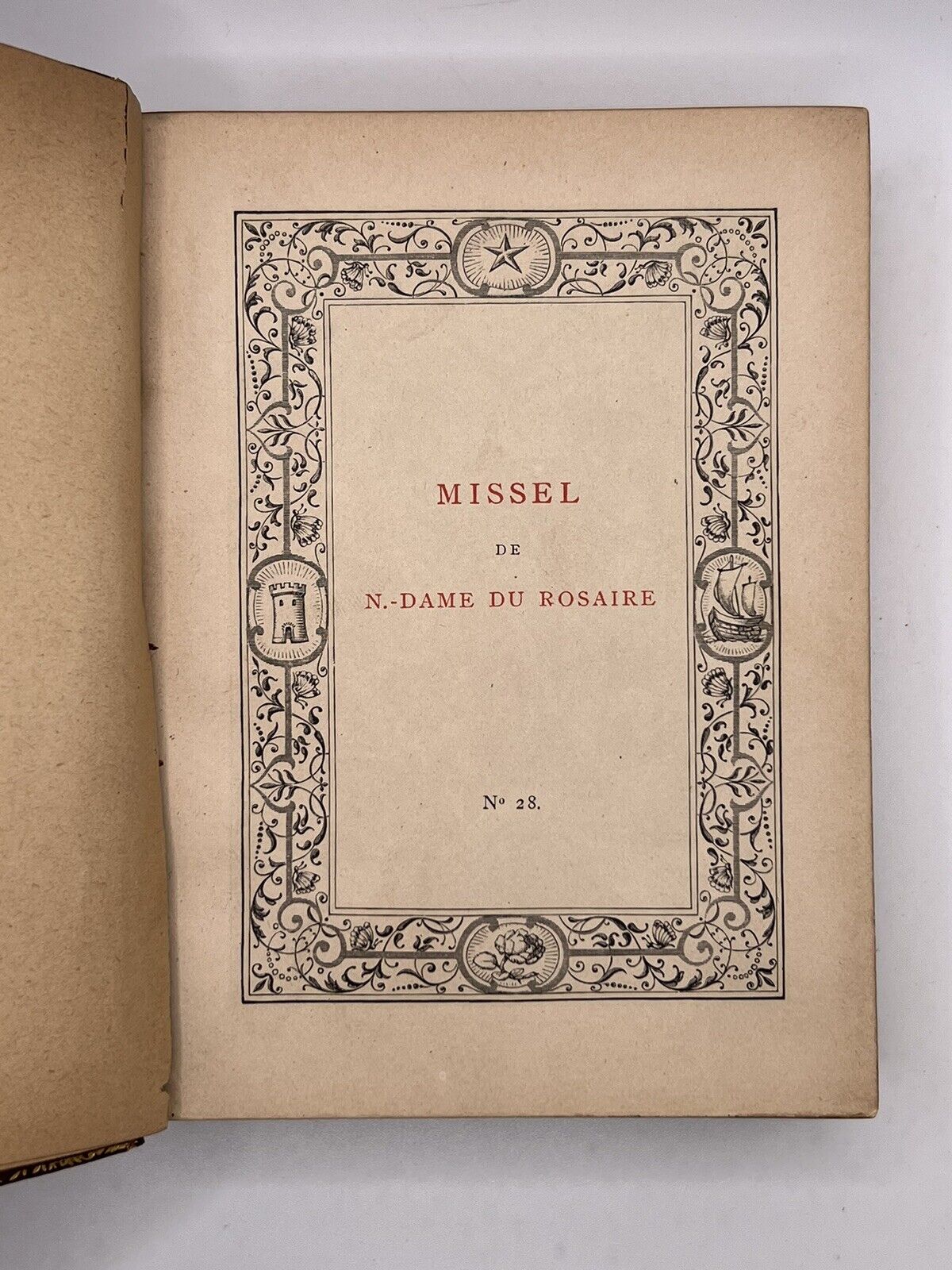 Catholic Missal 1887-1888; Finely Bound by Emile Rouselle